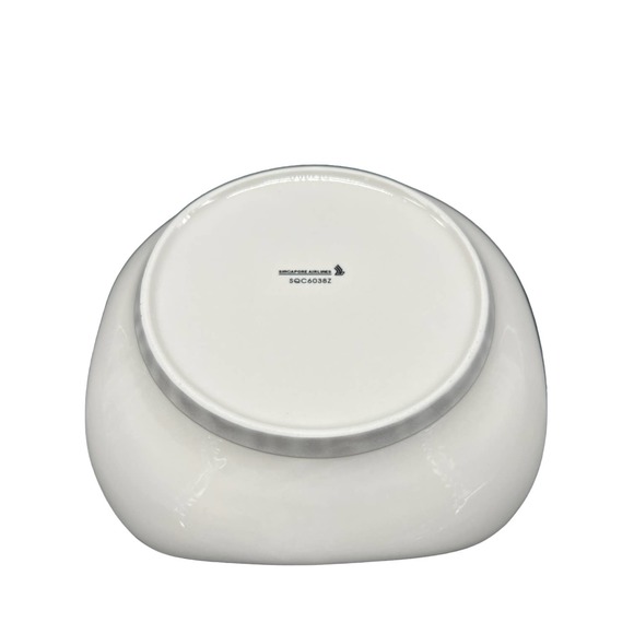 Set of 5 Vintage Singapore Airlines Salad Bowl SQC6038Z Off White - Picture 3 of 3